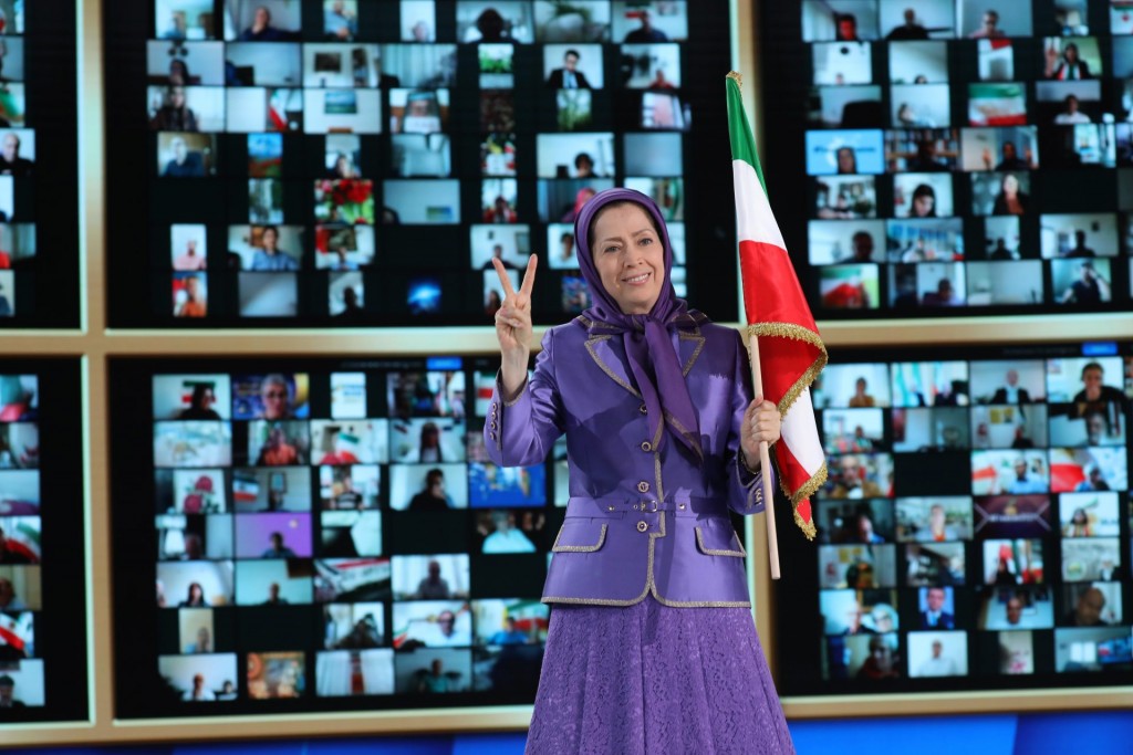 سخنرانی مریم رجوی در اجلاس جهانی ایران آزاد