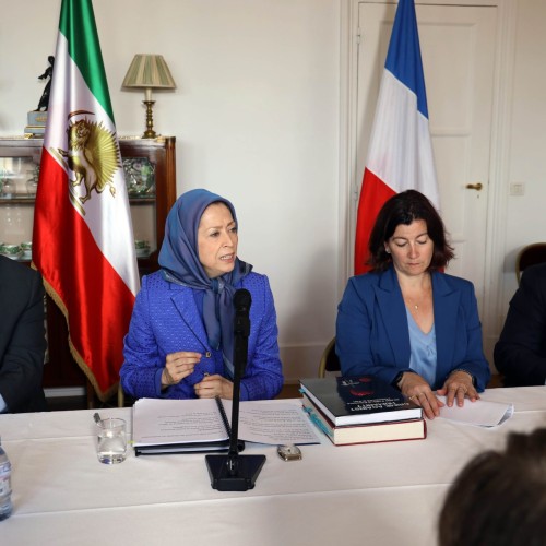 سخنرانی در جلسه کمیته پارلمانی برای یک ایران دموکراتیک در محل مجلس ملی فرانسه در پاریس- ۲۷ اردیبهشت ۱۴۰۲