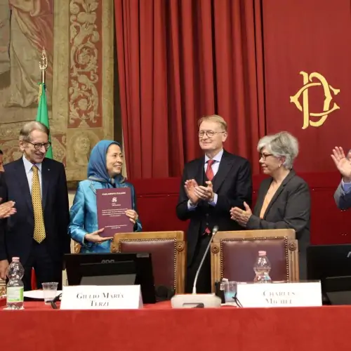 مریم رجوی در پارلمان ایتالیا-۸ مرداد- ۱۴۰۴